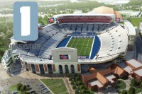 Фото Громкоговорители One Systems на стадионе Мэннинг Филд (США)